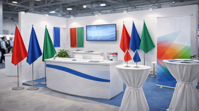 Флаги для выставок и мероприятий: что выбрать и как оформить