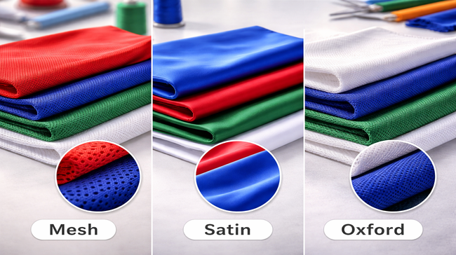 Из чего делают флаги: сравнение тканей — сетка, атлас, оксфорд