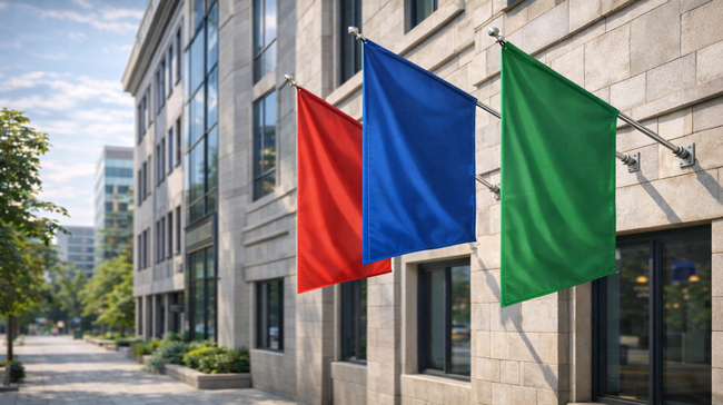 Кронштейны для флагов на фасад: выбор и монтаж