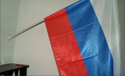 Монтаж флага с карманом